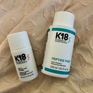 K18 Hairscience Bundle- Full Size Detox Shampoo + Leave in Hair Mask UNOPENED